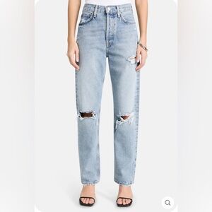 AGOLDE 90’s Jean Threadbare - Distressed Blue Jeans
